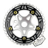 Couronne et spider SE BIKES OM Flyer aluminium noir - 39 dents