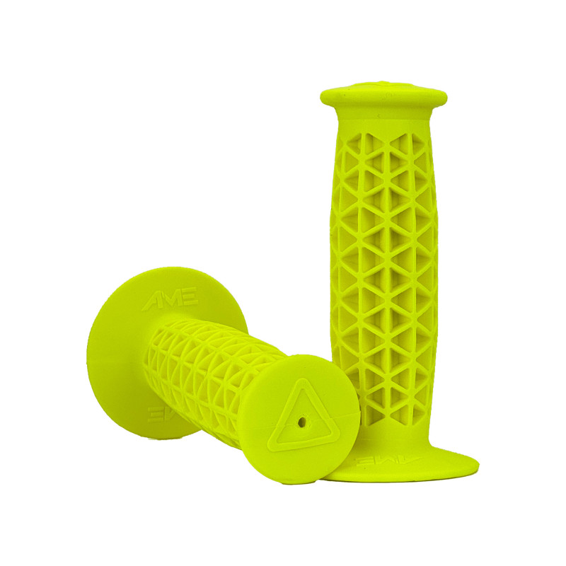 Poignées A'ME Super soft Jaune fluo - Oldschool BMX