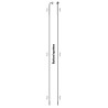 Rayon SAPIM leader inox 14G x 244 mm poli - l'unité