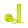 Poignées A'ME Unitron - Oldschool BMX jaune fluo - blanc