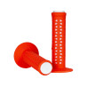 Poignées A'ME Unitron - Oldschool BMX orange fluo - blanc