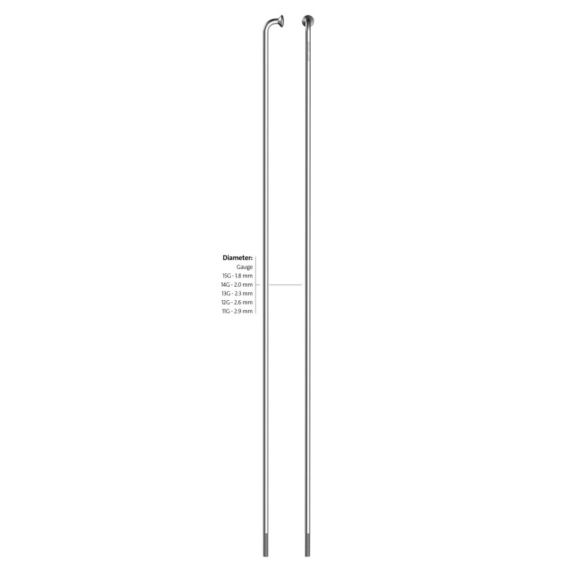 Rayon SAPIM leader inox 13G x 132 mm poli - l'unité