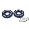 Paire de Donuts de poignées SE BIKES 45 years bleu-blanc