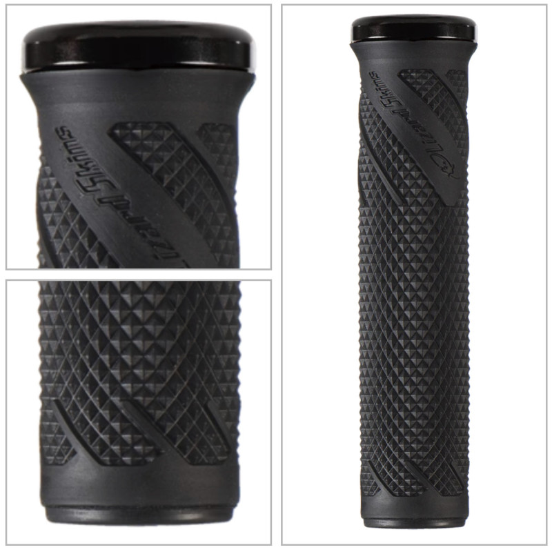 Paire de poignées Lock-On LIZARD SKINS Wasatch - Noir