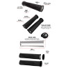 Poignées Lock-On Lizard Skins Gradient - Noir