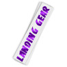 Pack de sticker LANDING GEAR par WillB - violet
