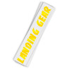 Sticker LANDING GEAR par WillB - or