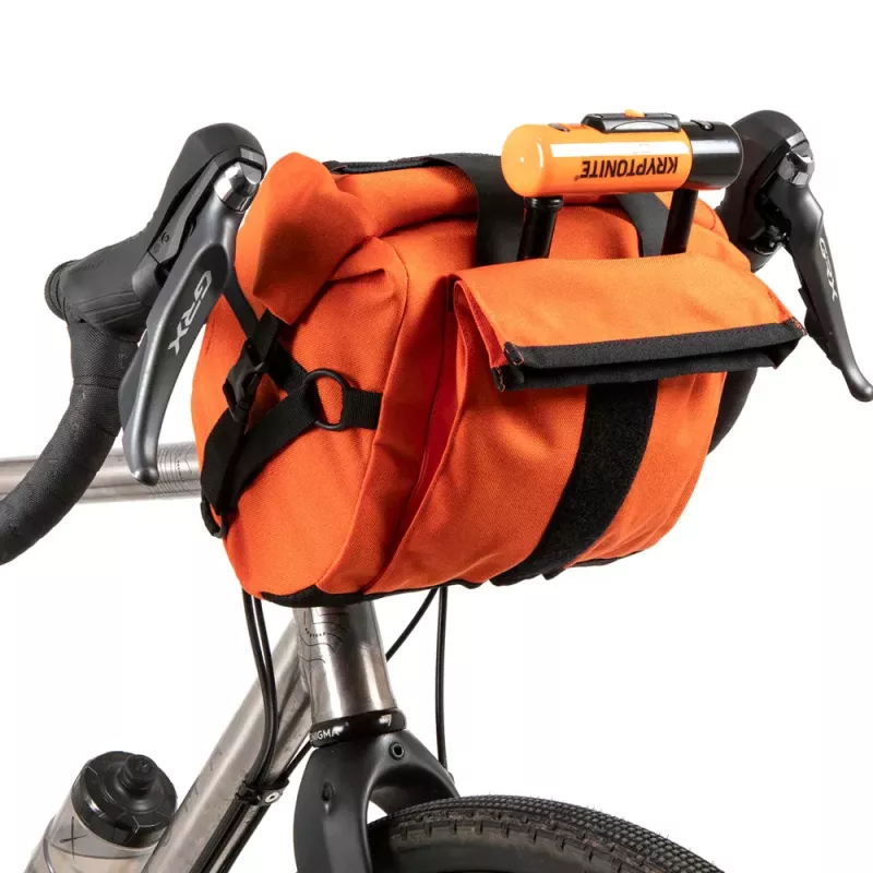 Sacoche Cintre RESTRAP 10L Orange Bikepacking Gravel | Le Comptoir Bike Shop