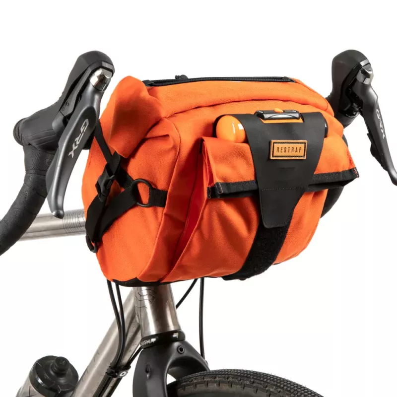 Sacoche Cintre RESTRAP 10L Orange Bikepacking Gravel | Le Comptoir Bike Shop