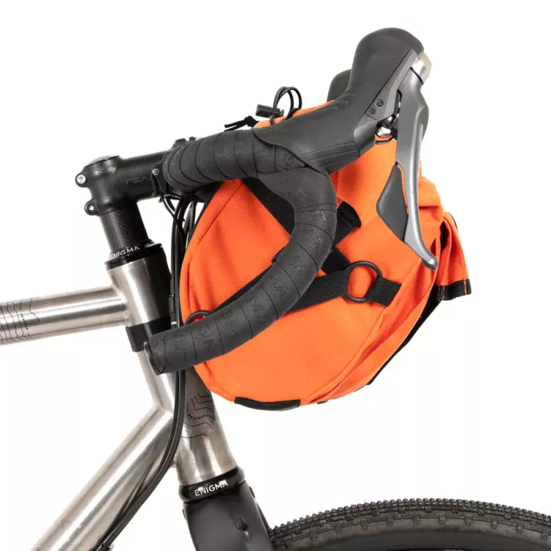 Sacoche Cintre RESTRAP 10L Orange Bikepacking Gravel | Le Comptoir Bike Shop