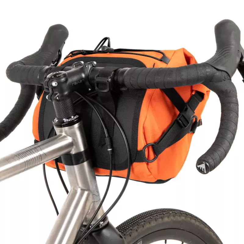 Sacoche Cintre RESTRAP 10L Orange Bikepacking Gravel | Le Comptoir Bike Shop