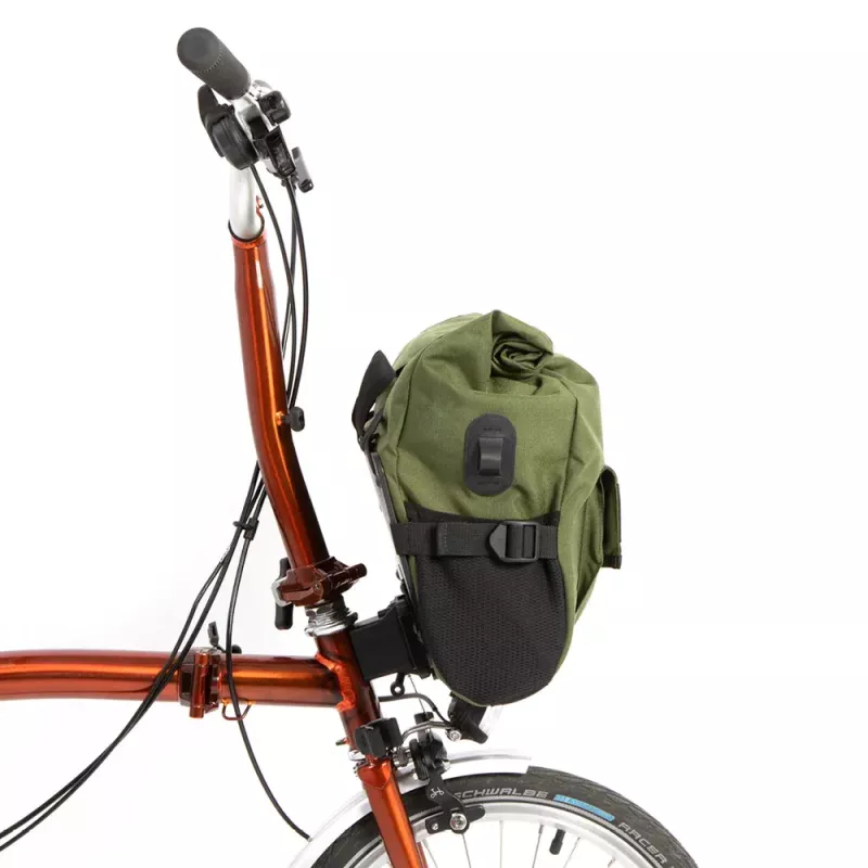 Sacoche Guidon RESTRAP City Loader 20L Olive Bikepacking | Le Comptoir Bike Shop