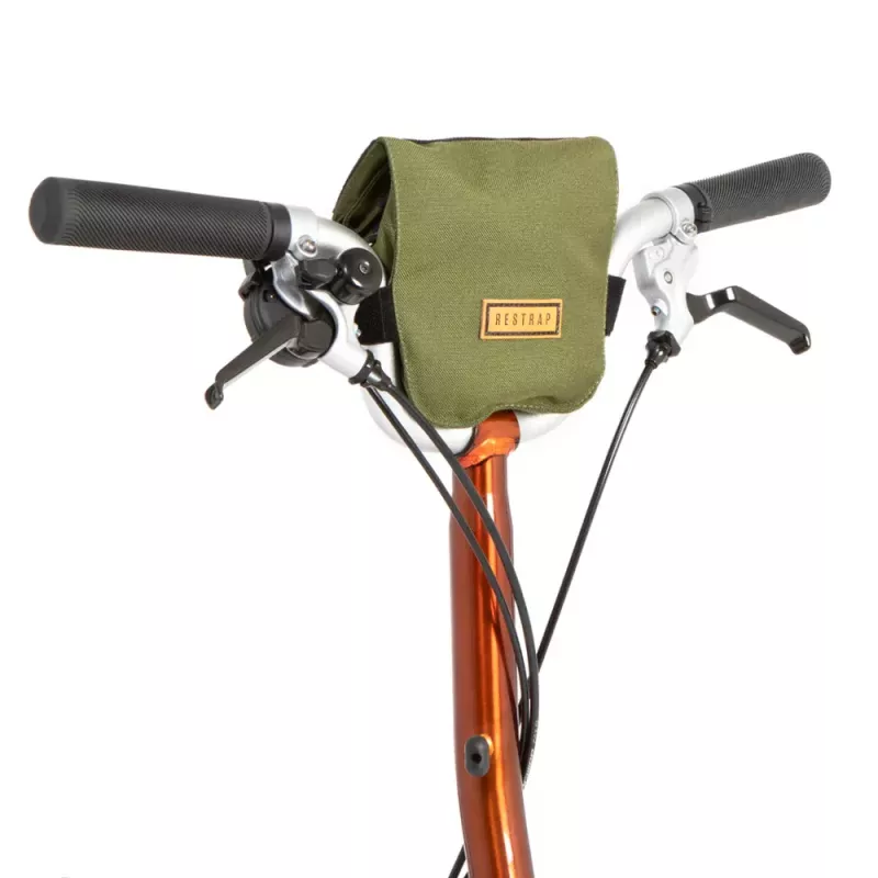 Guidon RESTRAP City Bar Brompton M et H Olive | Le Comptoir Bike Shop