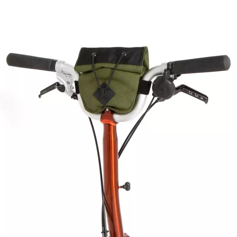 Guidon RESTRAP City Bar Brompton M et H Olive | Le Comptoir Bike Shop