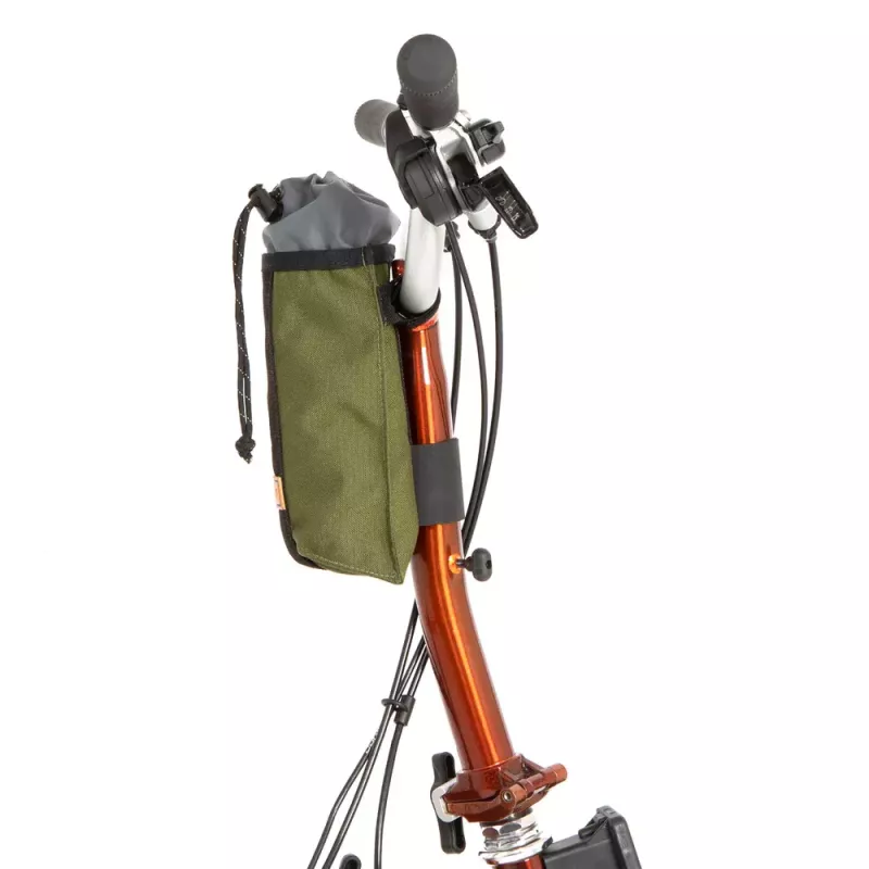 Sacoche Potence RESTRAP City Stem Bag Velo Pliant Olive | Le Comptoir Bike Shop