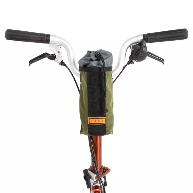 Sacoche Potence RESTRAP City Stem Bag Velo Pliant Olive | Le Comptoir Bike Shop