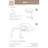 Stabilisateur de sacoche de selle WOHO - Noir