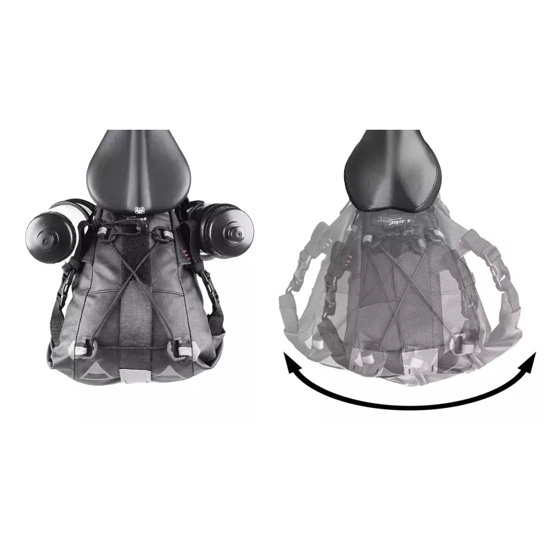 Stabilisateur de sacoche de selle WOHO - Noir