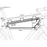 Sacoche Cadre RESTRAP Large 4,5L Black Bikepacking | Le Comptoir Bike Shop