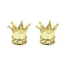 Bouchons de Valve TRIP TOPZ Couronne or schrader - la paire