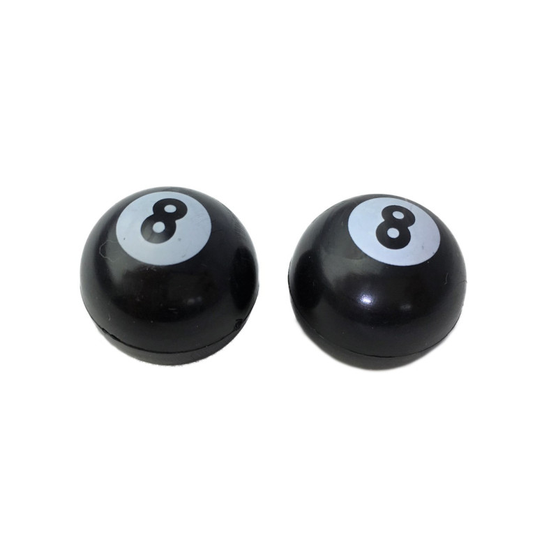 Bouchons de Valve TRIP TOPZ Eight ball schrader - la paire