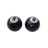Bouchons de Valve TRIP TOPZ Eight ball schrader - la paire