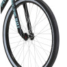 Roue avant SE BIKES Big Ripper noire rayons blanc - 29 pouces