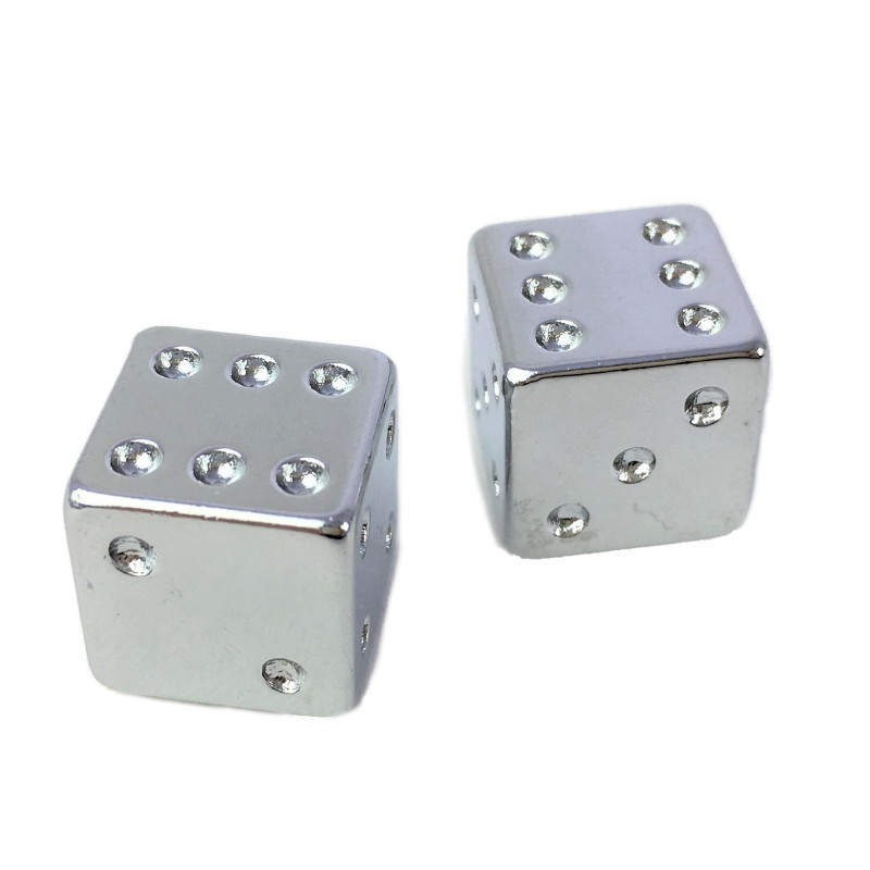 Bouchons de Valve TRIK TOPZ dès schrader silver - la paire