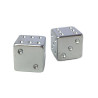 Bouchons de Valve TRIK TOPZ dès schrader silver - la paire