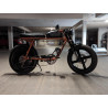 Roue avant disc à batons magnesium FAT BIKE 84 mm noire - 20 pouces