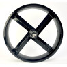Roue avant disc à batons magnesium FAT BIKE 84 mm noire - 20 pouces