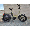 Roue avant disc à batons magnesium FAT BIKE 84 mm noire - 20 pouces
