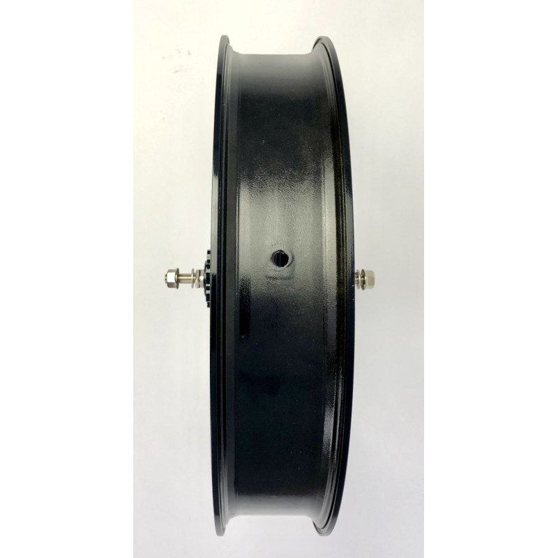 Roue avant disc à batons magnesium FAT BIKE 84 mm noire - 20 pouces
