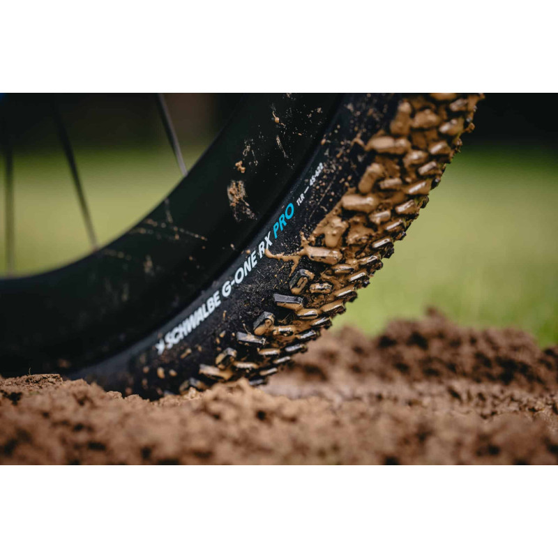 Pneu Gravel SCHWALBE G-ONE RX PRO - TLR - 700x40c (40-622) - Noir
