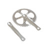 Pédalier BLB Track L165mm 46T silver