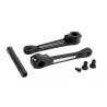 Pédalier BMX HARO Fusion L175mm noir - bmx oldschool