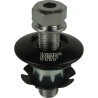 Etoile de compression percée VWP noire - 1 pouce 1/8ème