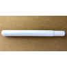 Tige de selle acier Ø25.4mm type bougie - blanche