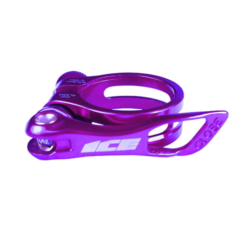 Collier de selle ICE FAST ice clamp violet ø31.8mm