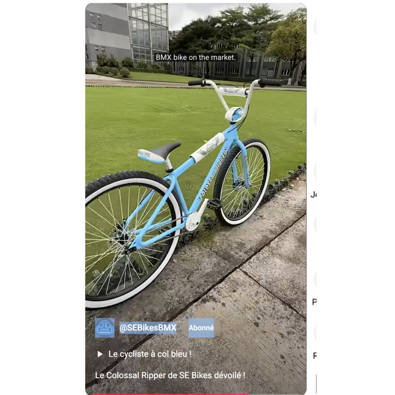 Vélo SE BIKES Colossal ripper blue 2025 - 32 pouces