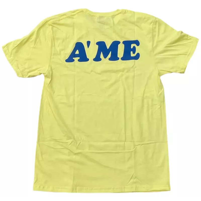Tee-Shirt A'ME Bubble Logo jaune - Large