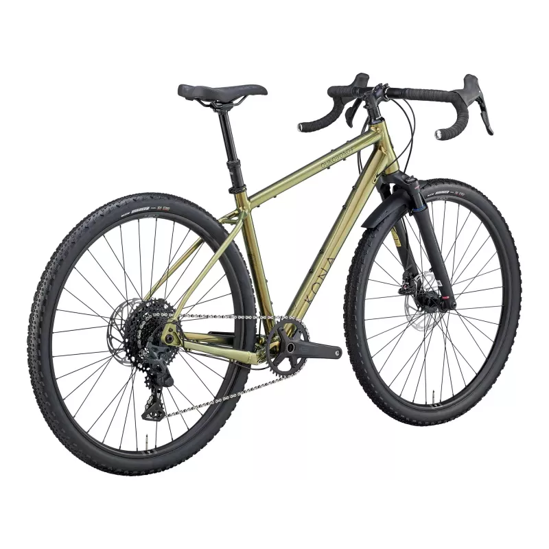 Vélo Gravel KONA Ouroboros AL Microshift - Olive - 58