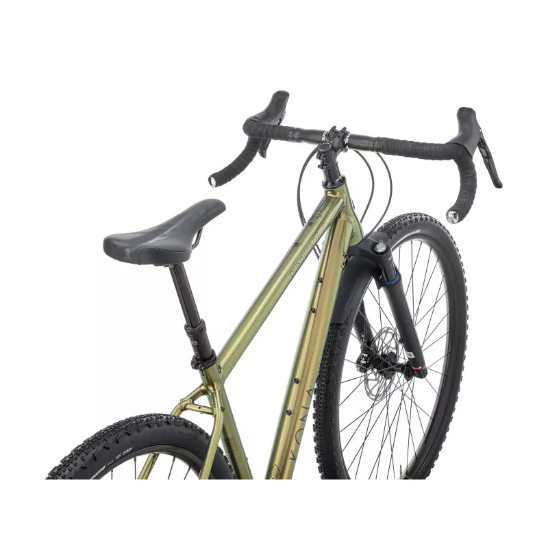 Vélo Gravel KONA Ouroboros AL Microshift - Olive - 58
