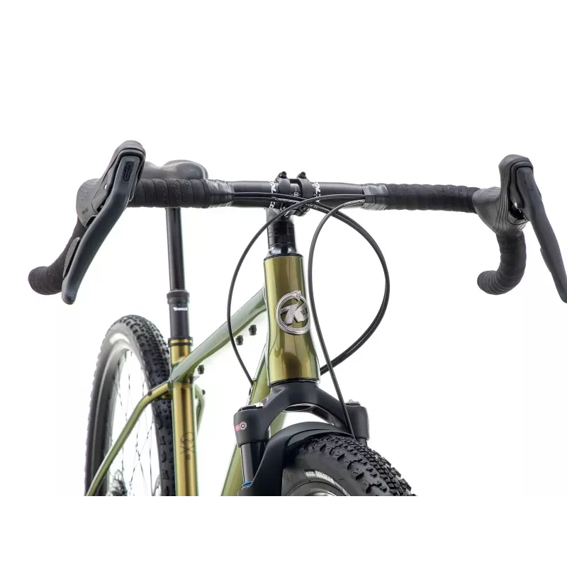 Vélo Gravel KONA Ouroboros AL Microshift - Olive - 58