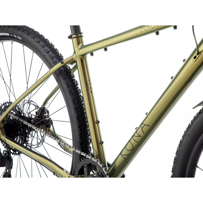 Vélo Gravel KONA Ouroboros AL Microshift - Olive - 58