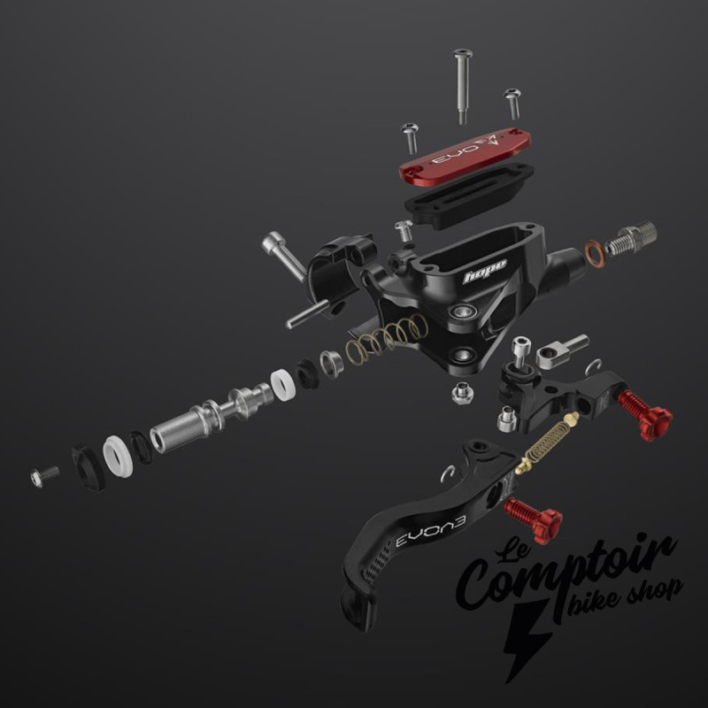 Frein droit HOPE Tech 4 Evo GR4 noir - Postmount