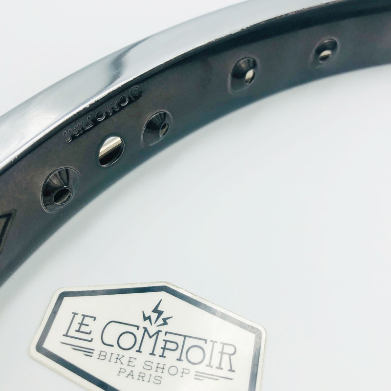 Jante CMC 20 pouces NOS 48s noire flan chromé - oldschool bmx