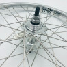 Paire de roue BMX custom 20 pouces 36H chromée - oldschool bmx