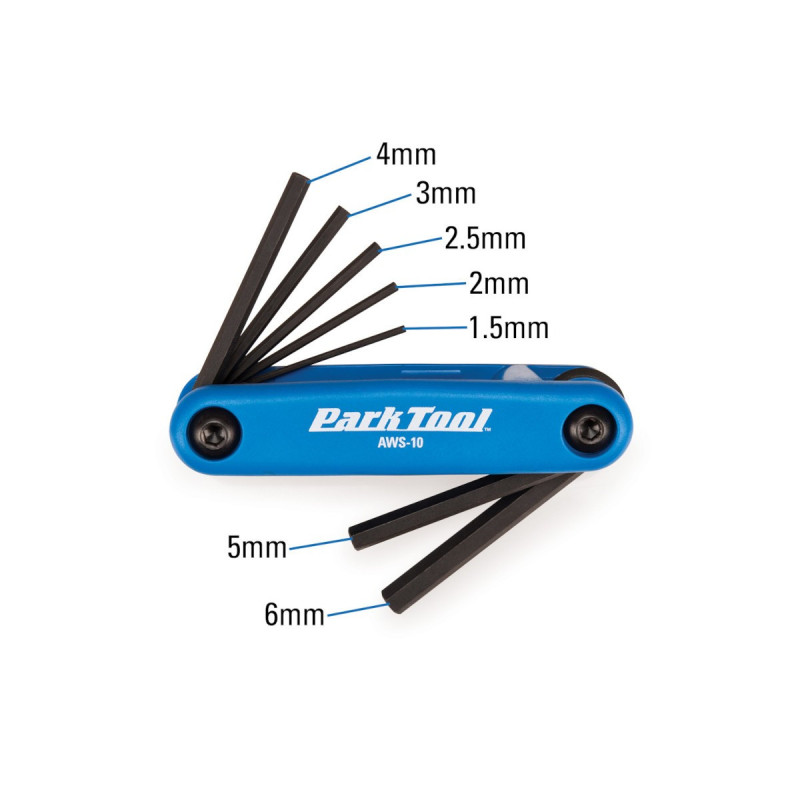 Kit PARK TOOL clé allen 1.5mm - 6mm