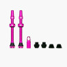 Paire de valves tubeless MUC-OFF v2 - 44 mm - Couleurs : Pink